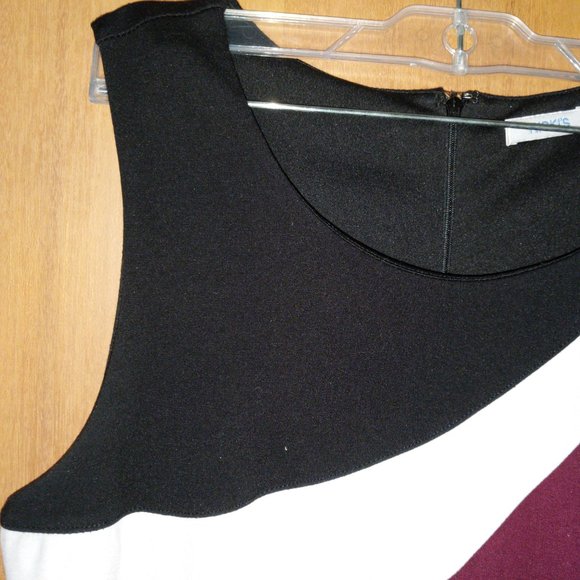 Ricki's Red Black and White Striped Dress - Picture 4 of 5